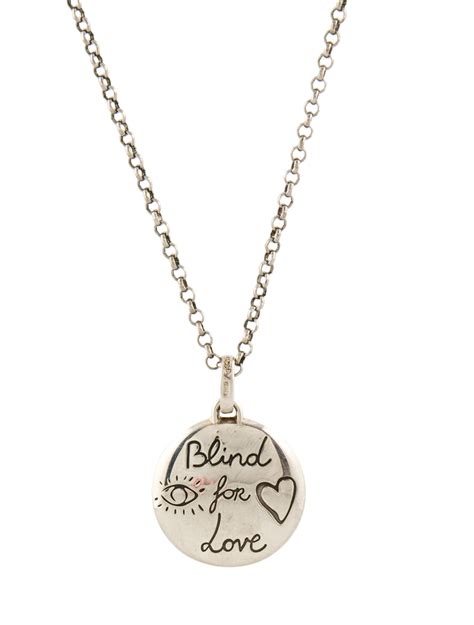 Gucci Blind for Love Pendant Necklace 